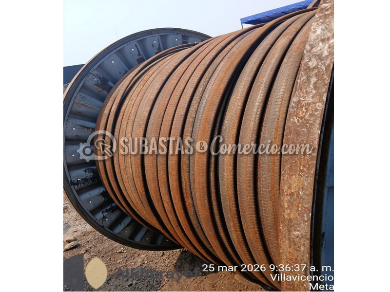 Chatarra en carrete de cable de cobre aprox. 2.911 kg